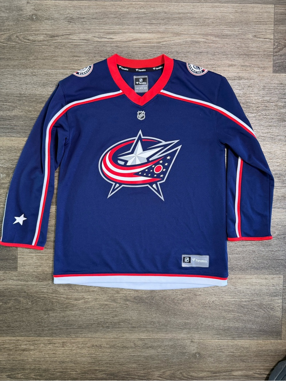 Fanatics Columbus Blue Jackets Youth Home Jersey
